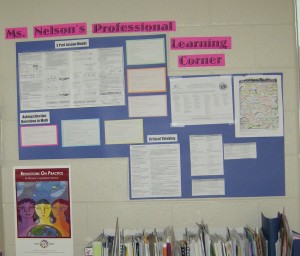 Professional Learning Wall