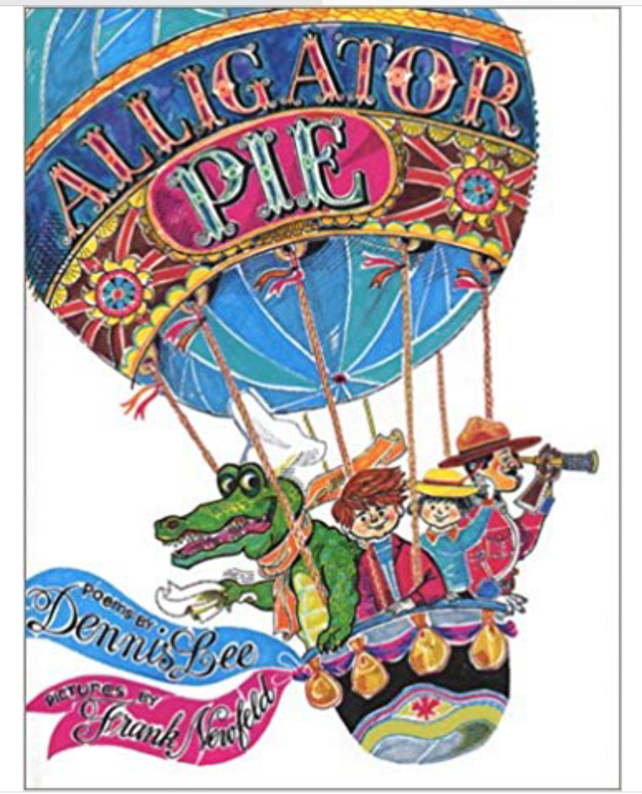 An image of the cover of Alligator Pie.