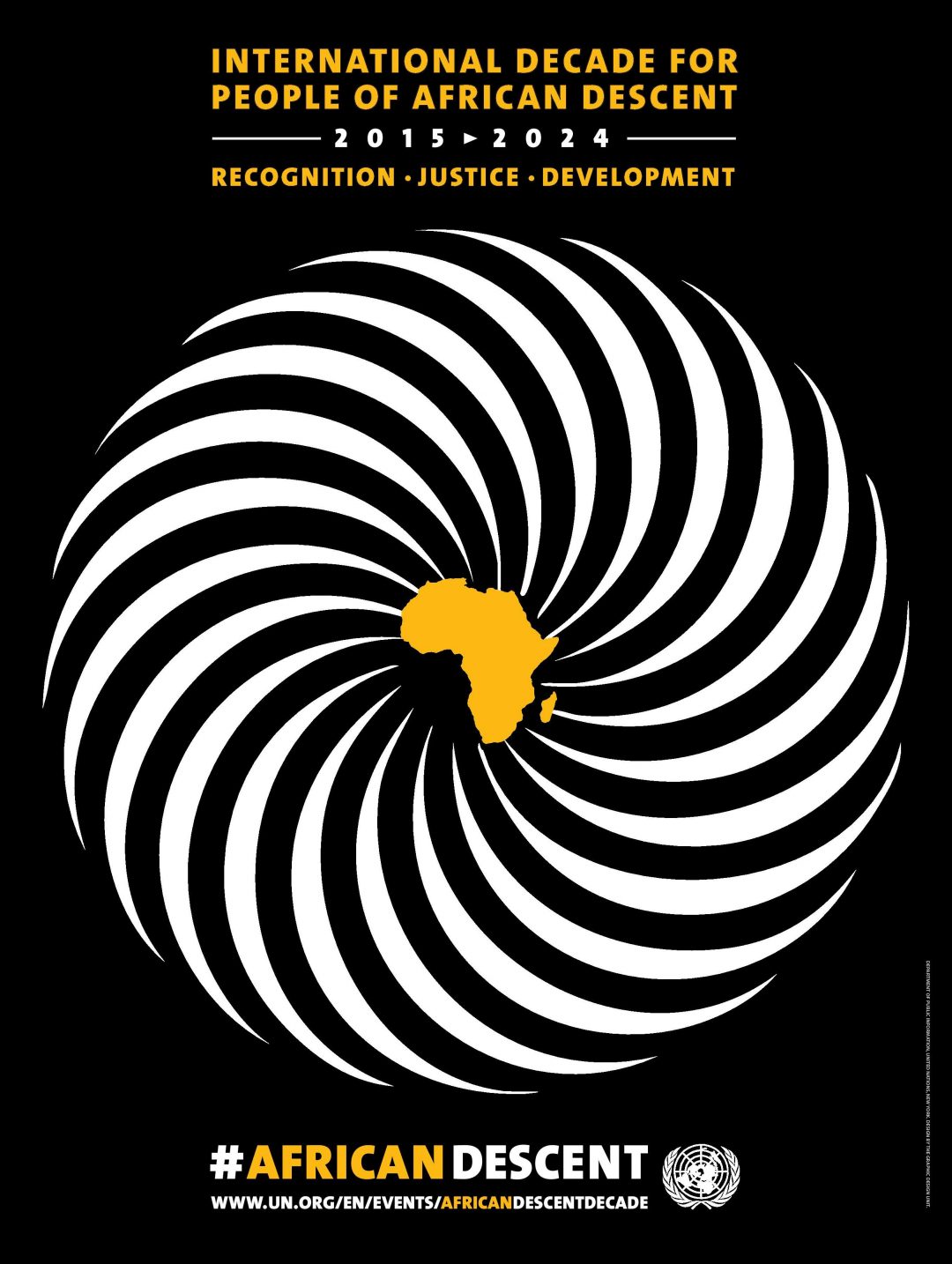 logo of the International Decade for People of African Descent